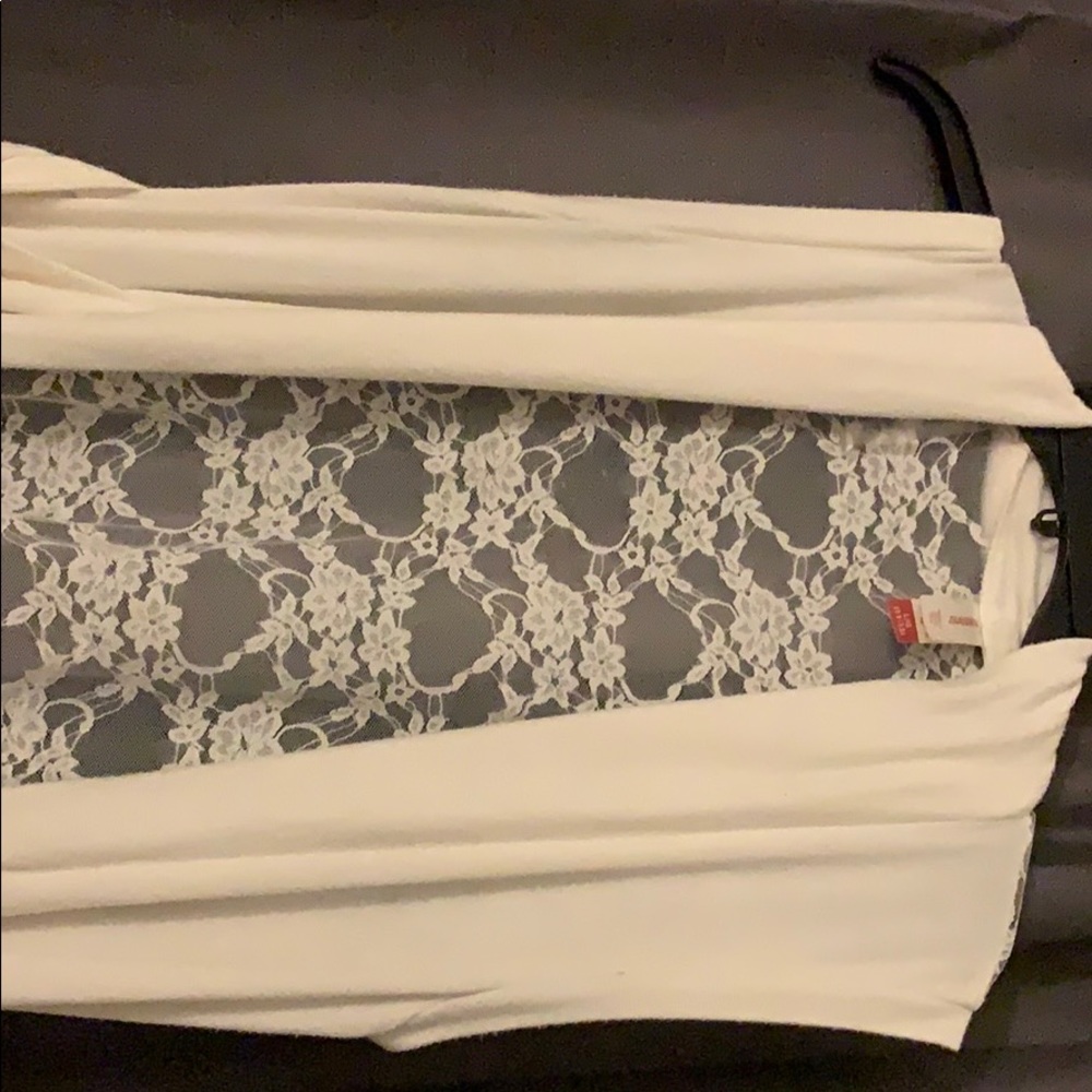 Lace  sweater  vest